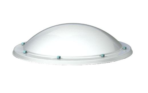Lichtkuppel Oberschale ø 60 cm (Nennmaß ø 60 cm - Kantenmaß ø 56 cm)