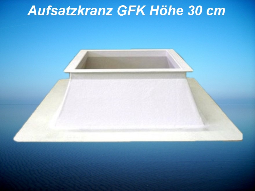 Lichtkuppel 90 x 90 cm mit Aufsatzkranz (ULW 90 x 90 cm, OLW 70 x 70 cm) Lichtkuppel 90 x 90 cm mit Aufsatzkranz (ULW 90 x 90 cm, OLW 70 x 70 cm)
